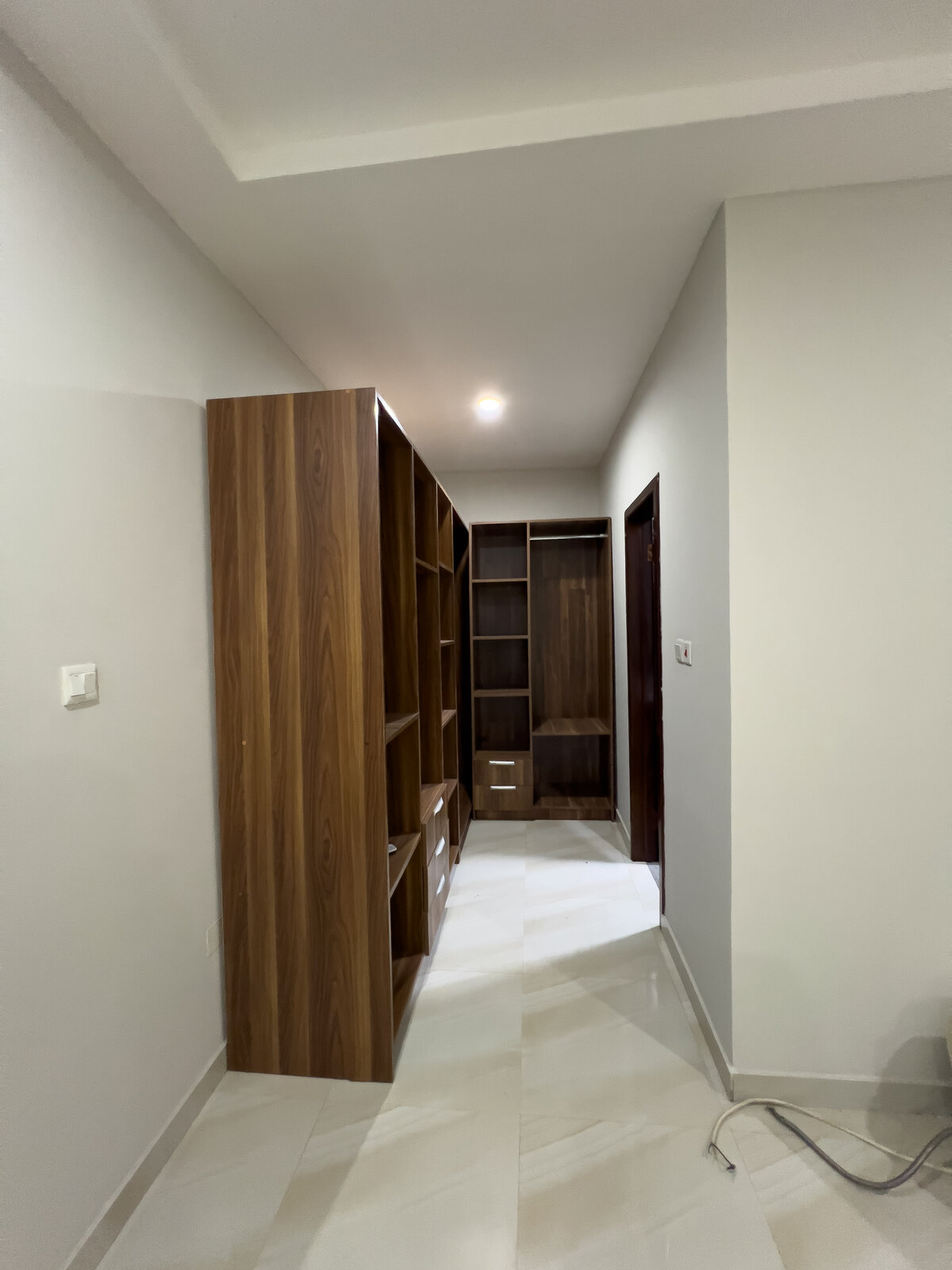 Built-in wardrobe and closet space