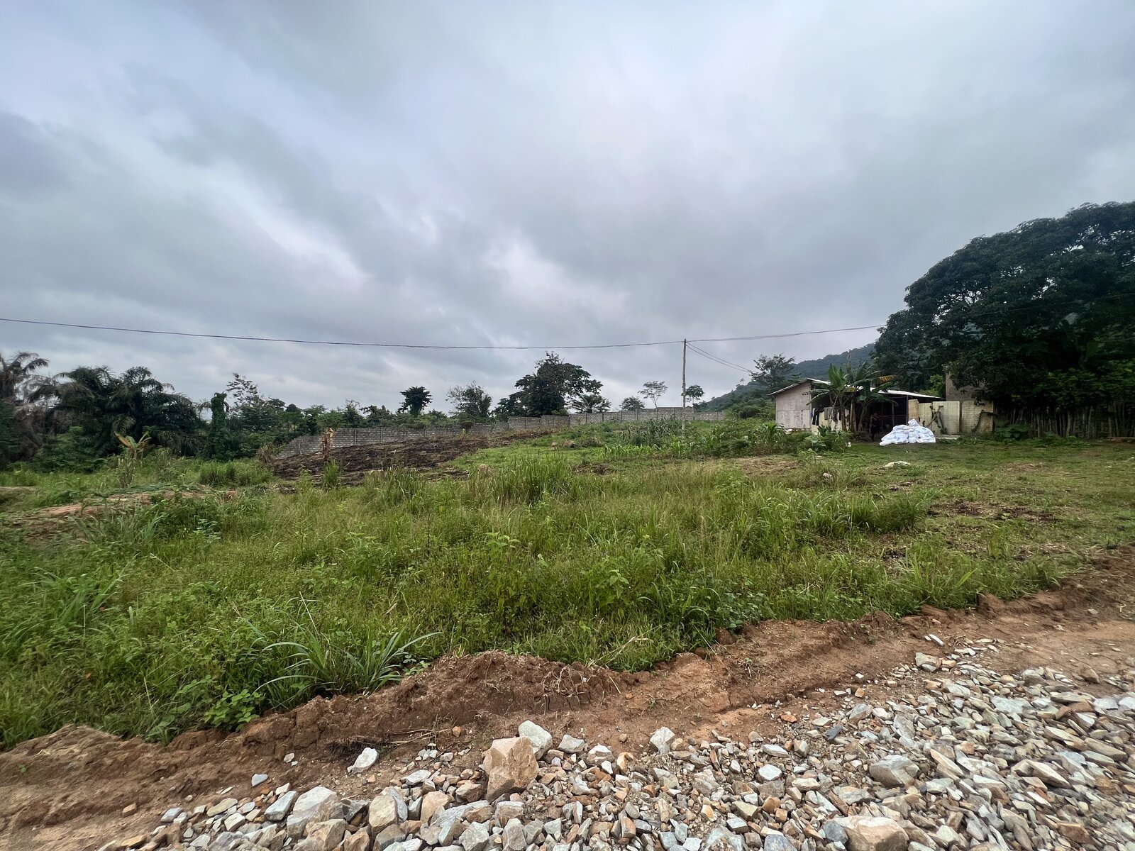 Mountain and landscape view from the Kwasi Doi land