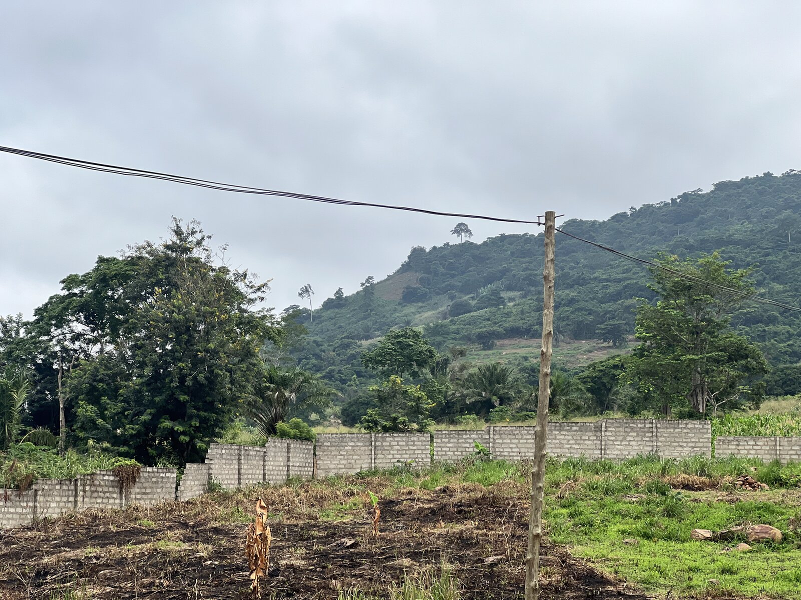 Landscape view of hills