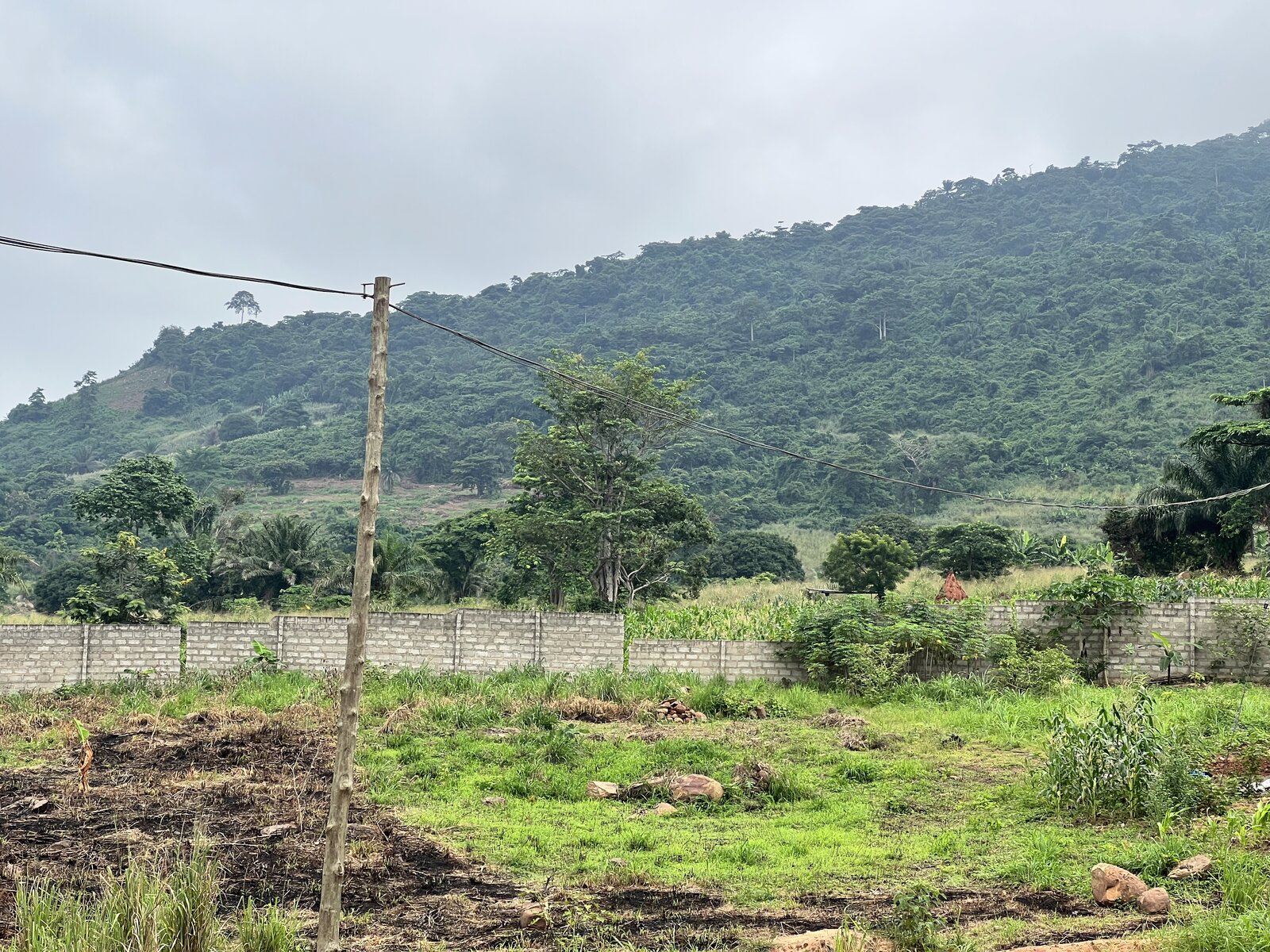 Landscape view with mountains at Kwasi Doi
