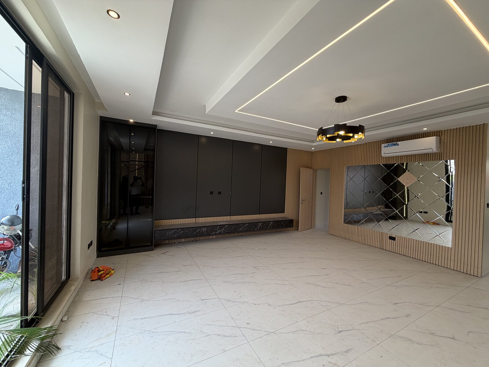 Living room of the East Legon house