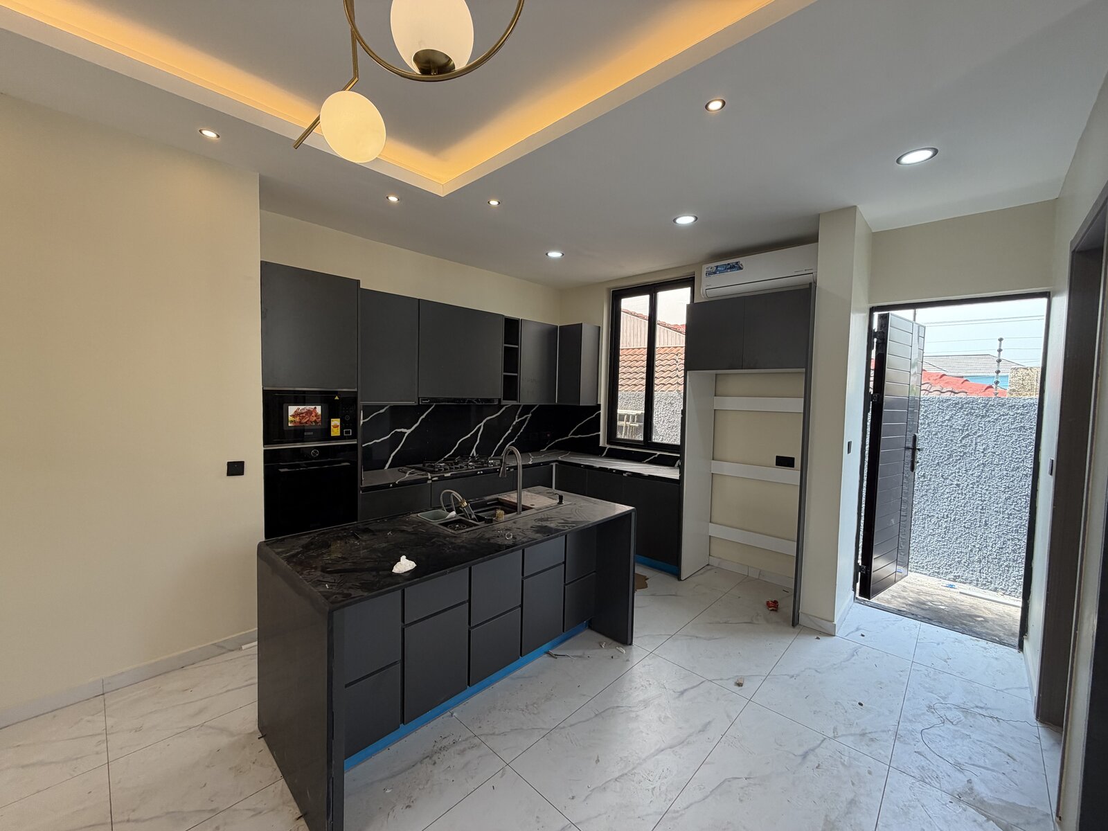 Kitchen of the East Legon house